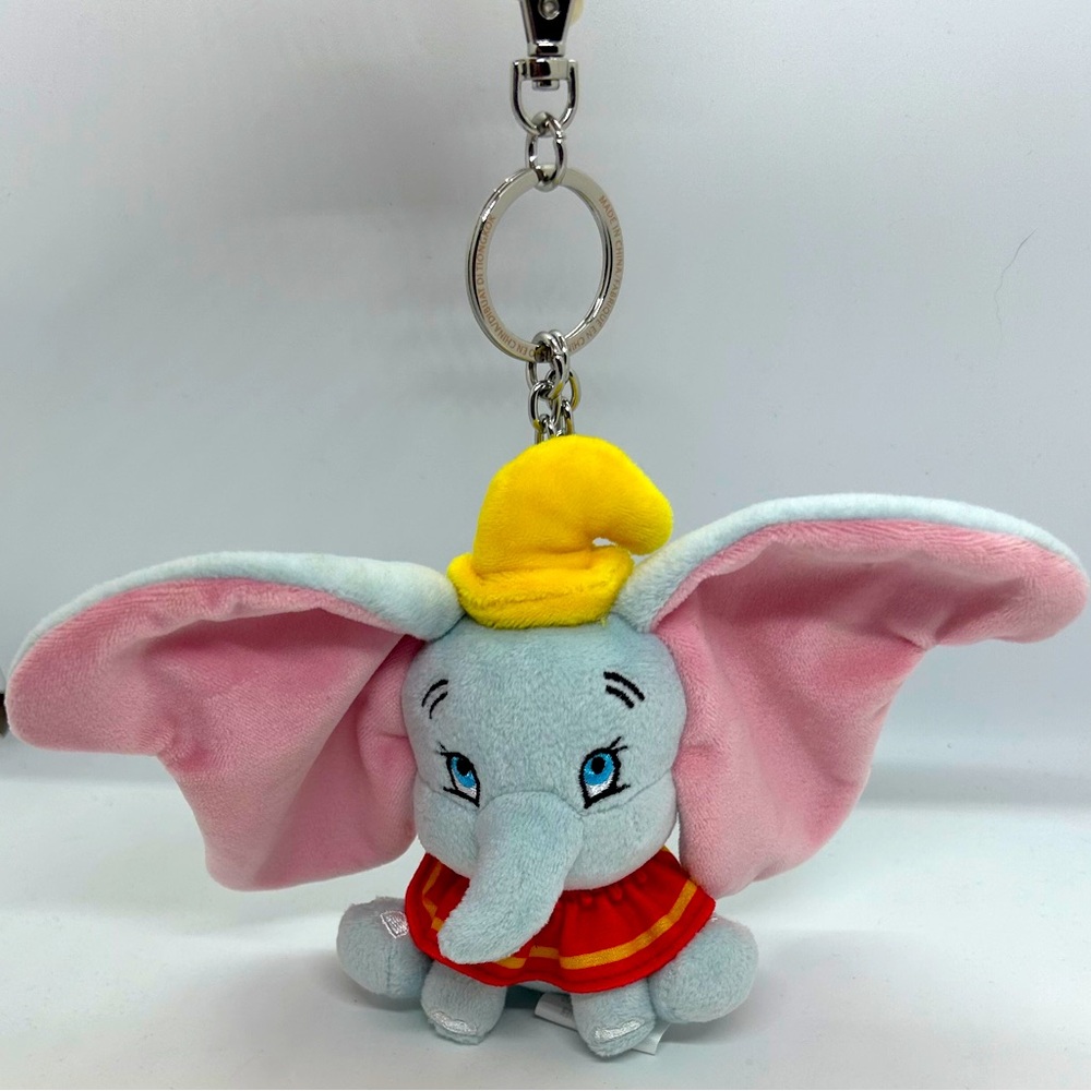 Disney Parks Dumbo Plush Keychain/Bag Charm, NWOT: